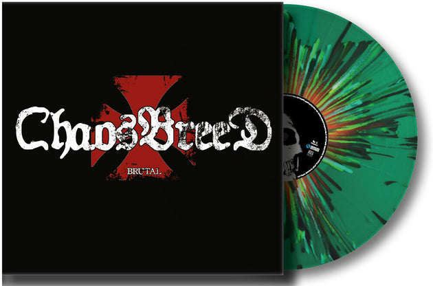 the album cover for Chaosbreed - Brutal - Limited Edition [Colored Vinyl] (Grn) [Indie Exclusive] (Ger)