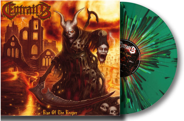 the album cover for Entrails - Rise Of The Reaper - Limited Edition [Colored Vinyl] (Grn)