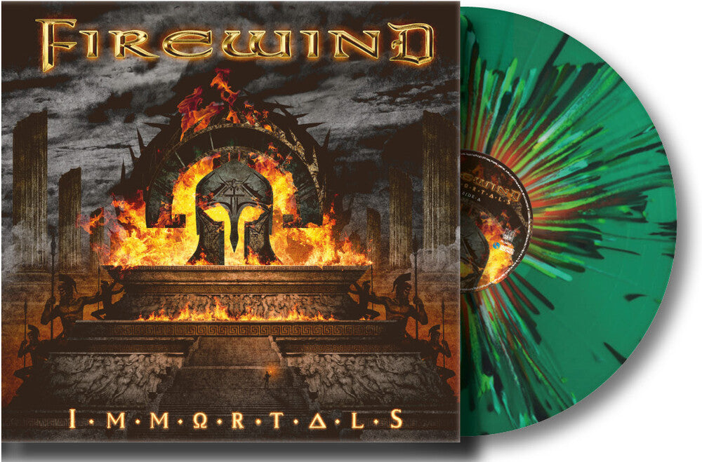 the album cover for Firewind - Immortals - Limited Edition [Colored Vinyl] (Grn) [Indie Exclusive]