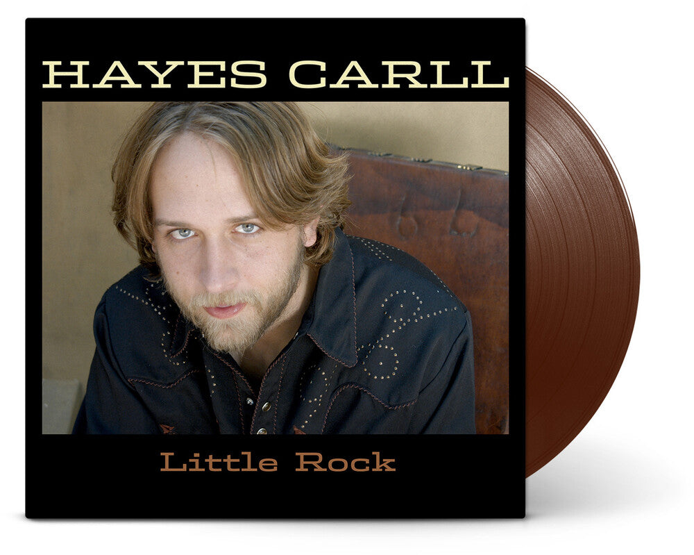 the album cover for Hayes Carll - Little Rock (20th Anniversary) [LP Opaque brown ]