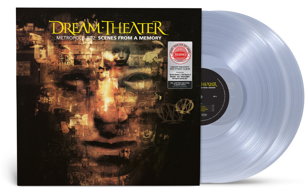 the album cover for Dream Theater - Metropolis, Pt. 2: Scenes From A Memory [Clear Vinyl]