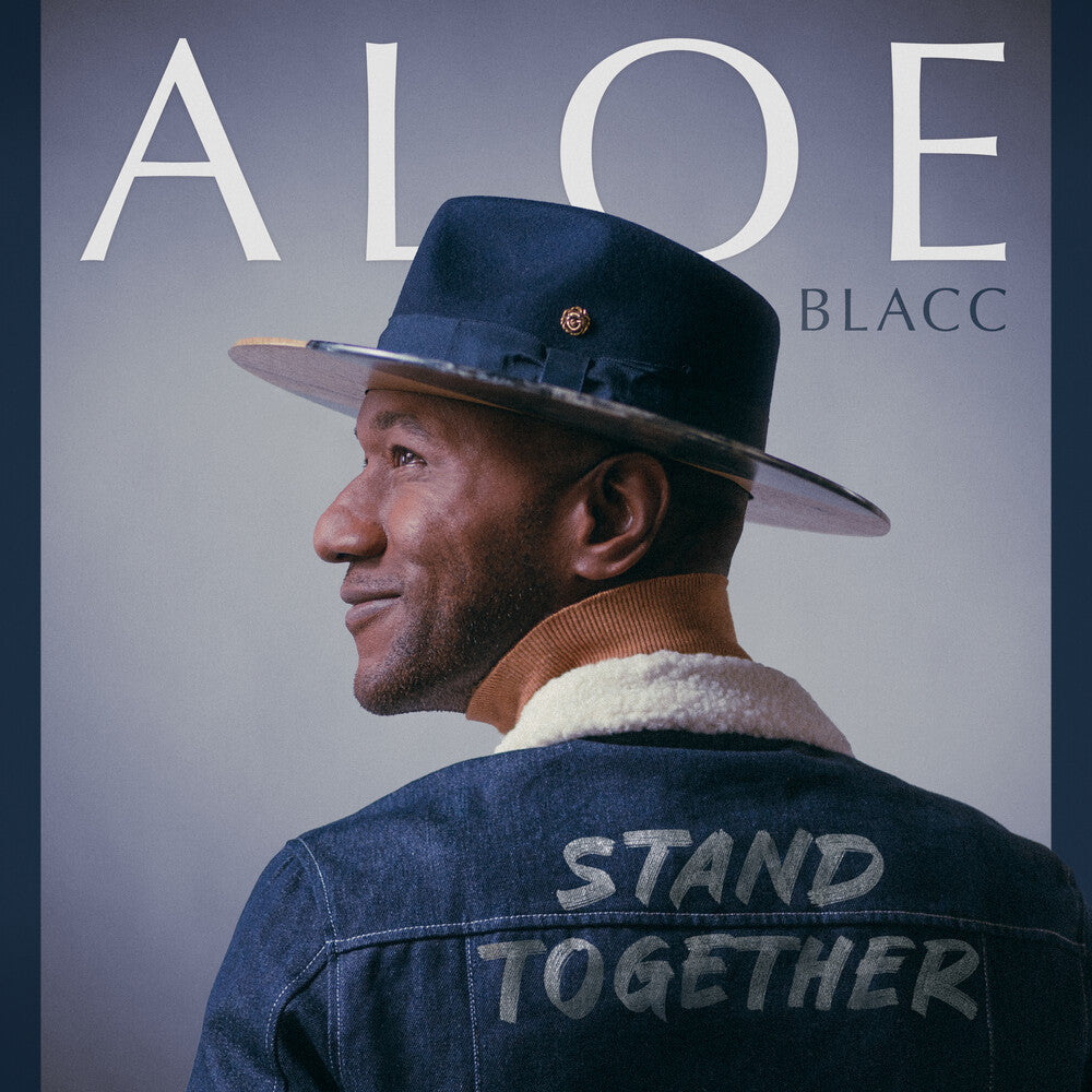 the album cover for Aloe Blacc - Stand Together [Indie Exclusive Silver Vinyl]