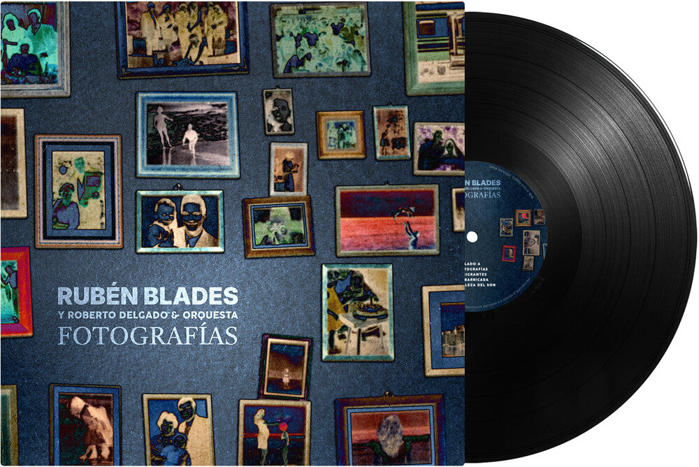 the album cover for Ruben Blades  / Delgado,Roberto - Fotografias (Gate) [Limited Edition]