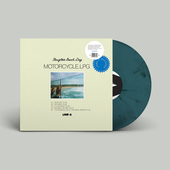 the album cover for Slaughter Beach Dog - Motorcycle Lpg (Blue) [Colored Vinyl]