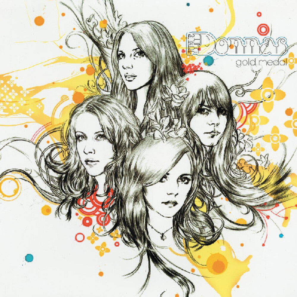 the album cover for Donnas - Gold Medal [Gold Smoke Vinyl]