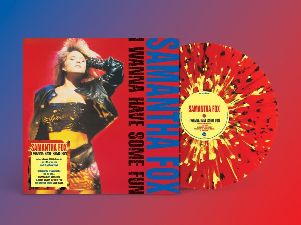 the album cover for Samantha Fox - I Wanna Have Some Fun (Blk) [Colored Vinyl] (Ofgv) (Red)