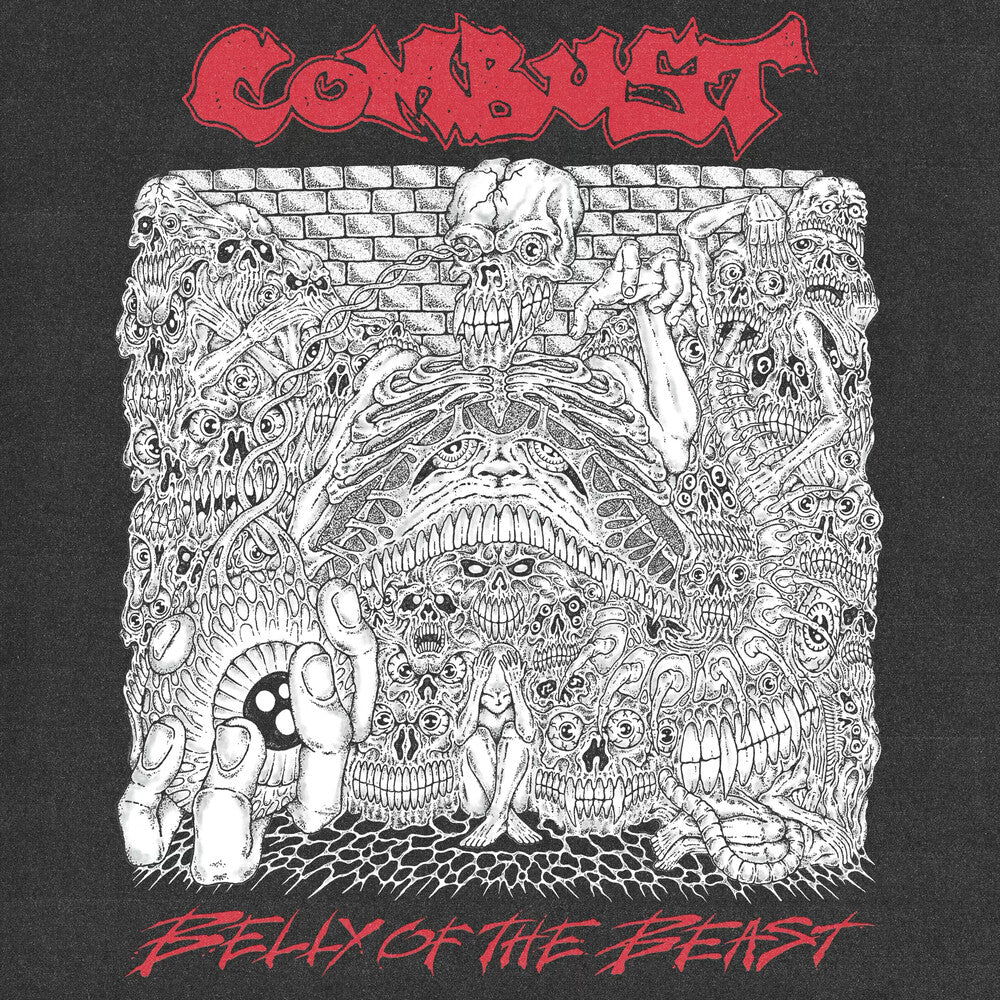the album cover for Combust - Belly Of The Beast [Indie Exclusive Colored Vinyl]
