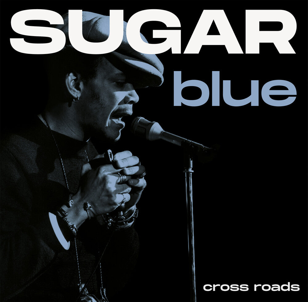 the album cover for Sugar Blue - Cross Road