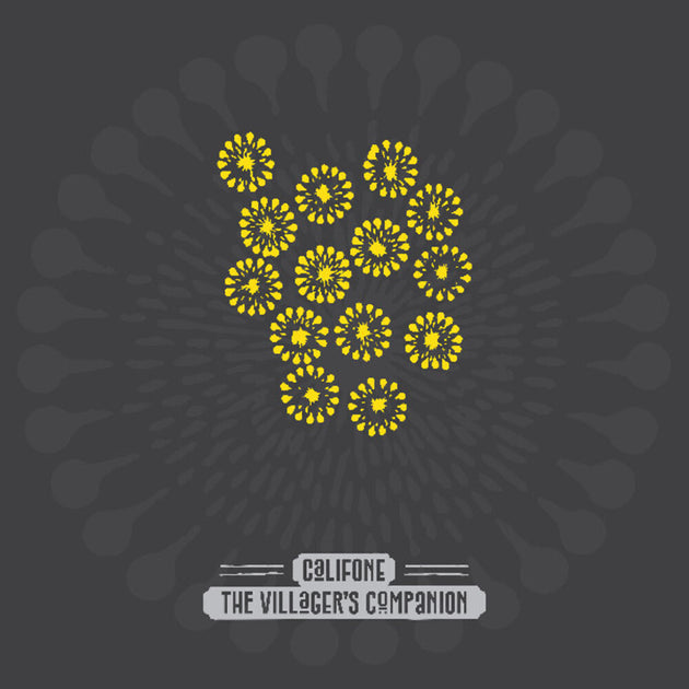 the album cover for Califone - Villager's Companion [Indie Exclusive Firework Shimmer LP]