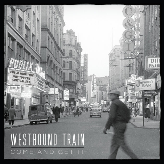 the album cover for Westbound Train - Come & Get It - Gold Flake & Smoke Color Vinyl
