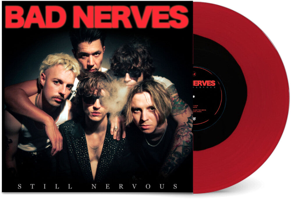 the album cover for Bad Nerves - Still Nervous - [Indie Exclusive Black/Red Color in Color LP]