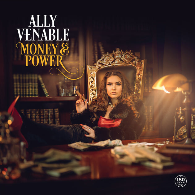 the album cover for Ally Venable - Money & Power (Blk) [180 Gram]