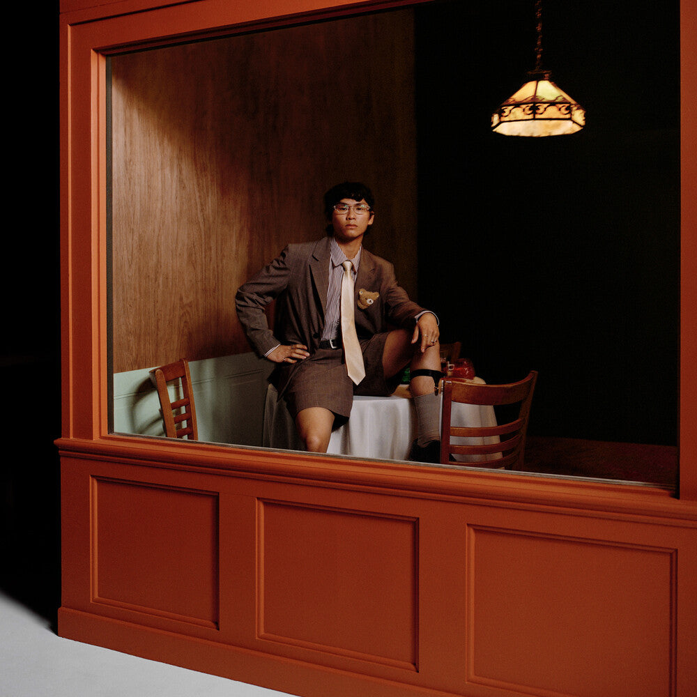 the album cover for grentperez - Backflips in a Restaurant [LP yellow]