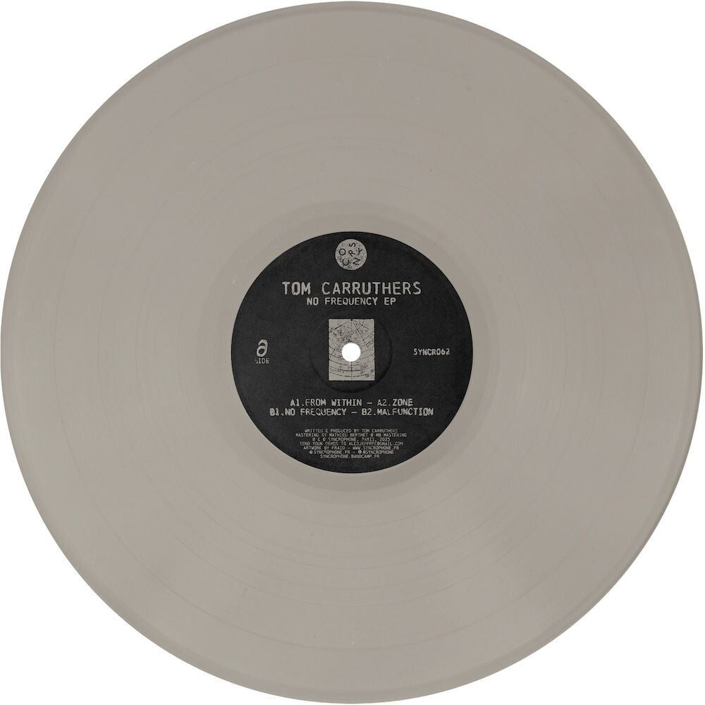 the album cover for Tom Carruthers - No Frequency [Colored Vinyl] (Ep) (Gry)