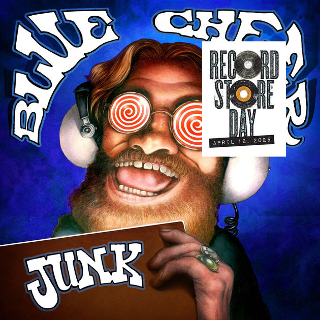 the album cover for Blue Cheer - Junk (Rsd) (Blue) [Colored Vinyl] [Record Store Day] (Slv)