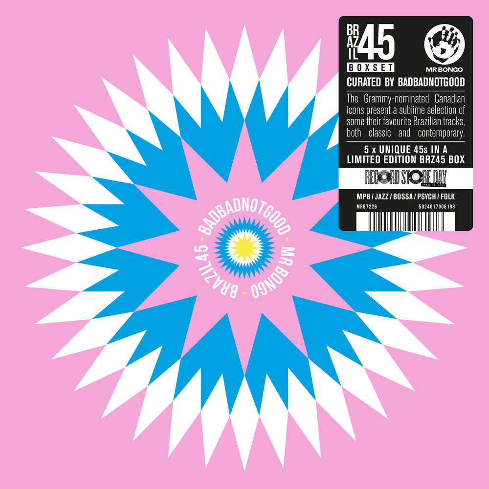 the album cover for Badbadnotgood - Brazil 45 Vol.6 [RSD 2025]