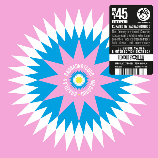 the album cover for Badbadnotgood - Brazil 45 Vol.6 [RSD 2025]