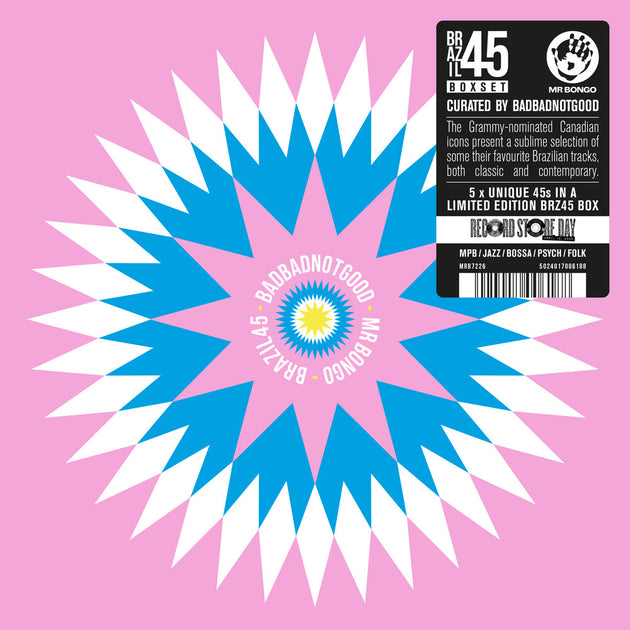 the album cover for Badbadnotgood - Brazil 45 Vol.6 [RSD 2025]