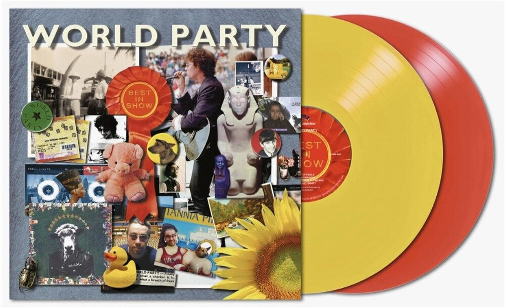 the album cover for World Party - Best In Show [Colored Vinyl] (Red) (Ylw) (Uk)