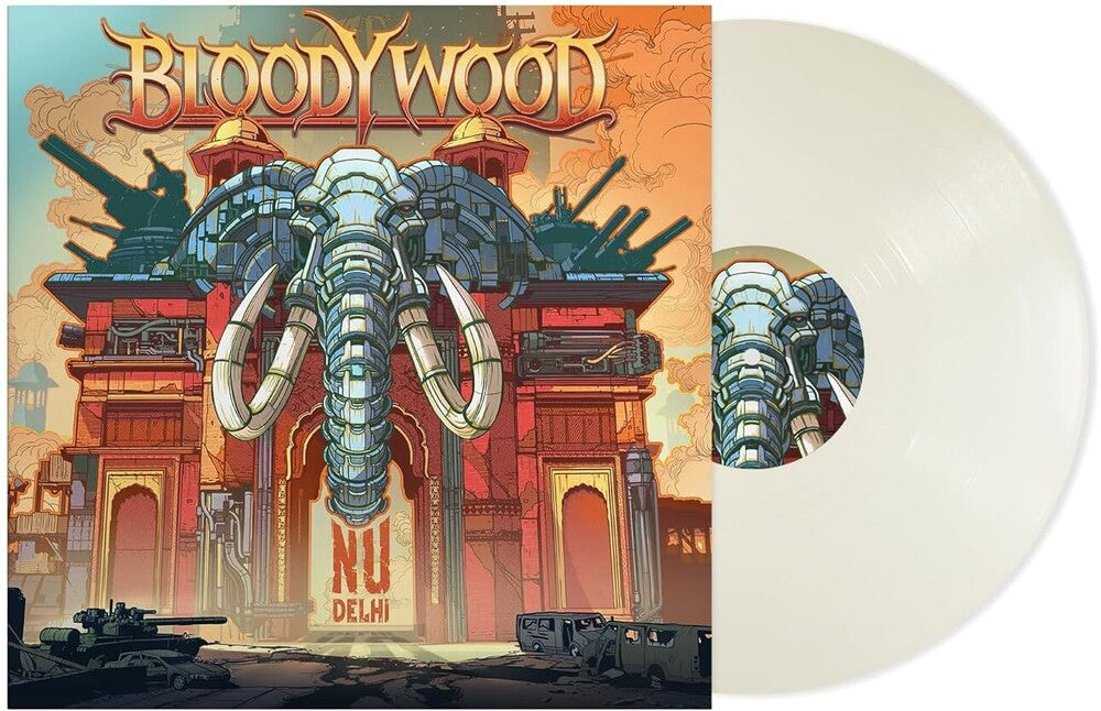 the album cover for Bloodywood - Nu Delhi [Opaque White vinyl]