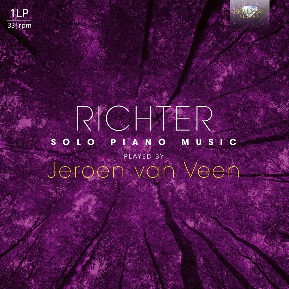 the album cover for Richter / Veen - Solo Piano Music