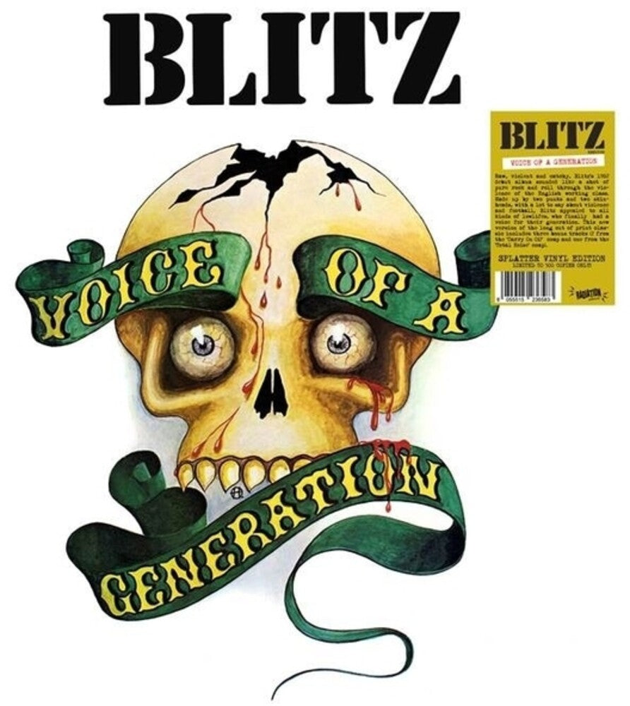 the album cover for Blitz - Voice Of A Generation [Colored Vinyl] (Spla) (Uk)