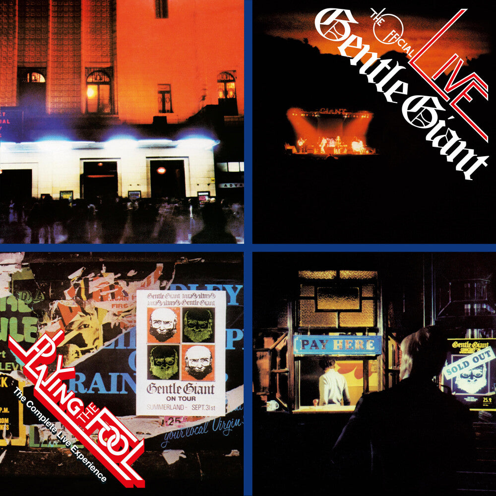 the album cover for Gentle Giant - Playing The Fool - The Complete Live Experience