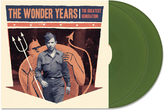 the album cover for Wonder Years - Greatest Generation - Olive Green [Colored Vinyl] (Grn)