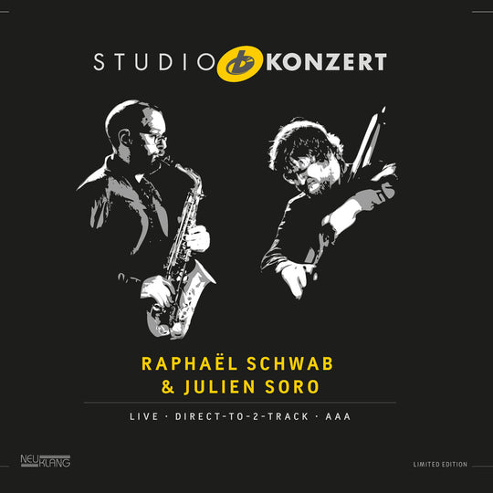 the album cover for Raphael Schwab  / Soro,Julien - Studio Konzert