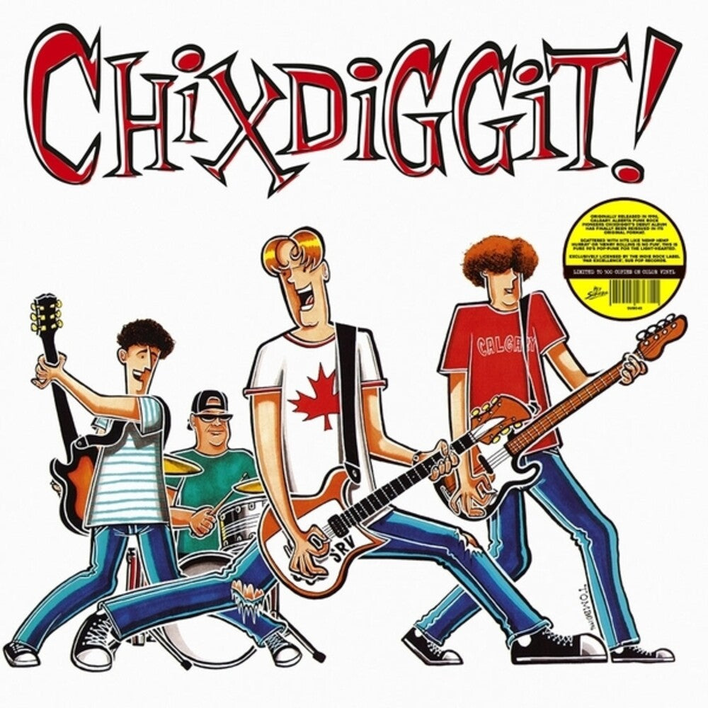 the album cover for Chixdiggit - Chixdiggit [Colored Vinyl] [Limited Edition]