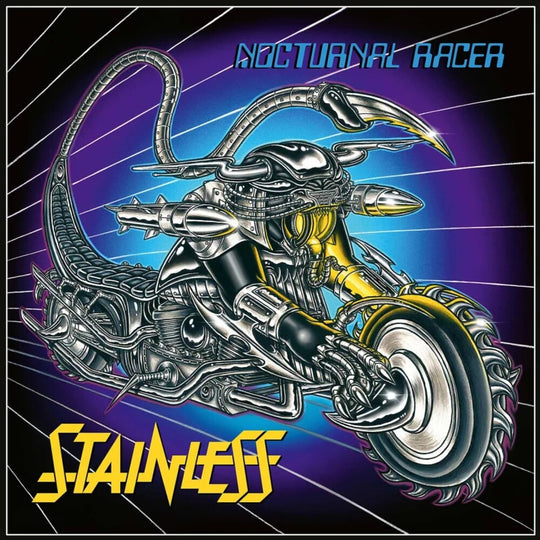 the album cover for Stainless - Nocturnal Racer - Mustard [Colored Vinyl] (Ylw) [Download Included]