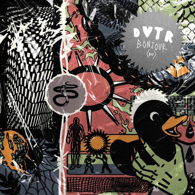 the album cover for DVTR - Bonjour (Bis) - Orange [Colored Vinyl] (Org)