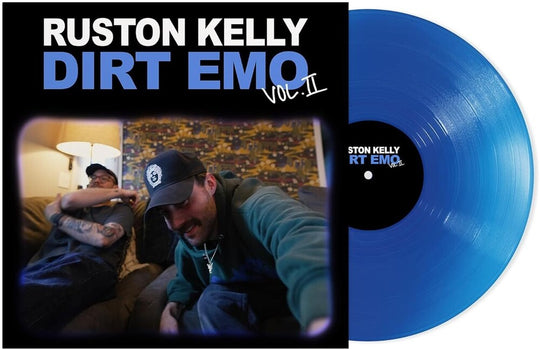 the album cover for Ruston Kelly - Dirt Emo Vol. 2 [Very Sick Blue vinyl]
