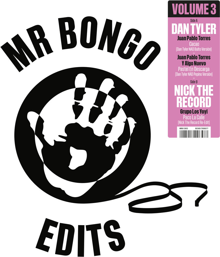 the album cover for Dan Tyler  / Nick The Record - Mr Bongo Edits Vol. 3