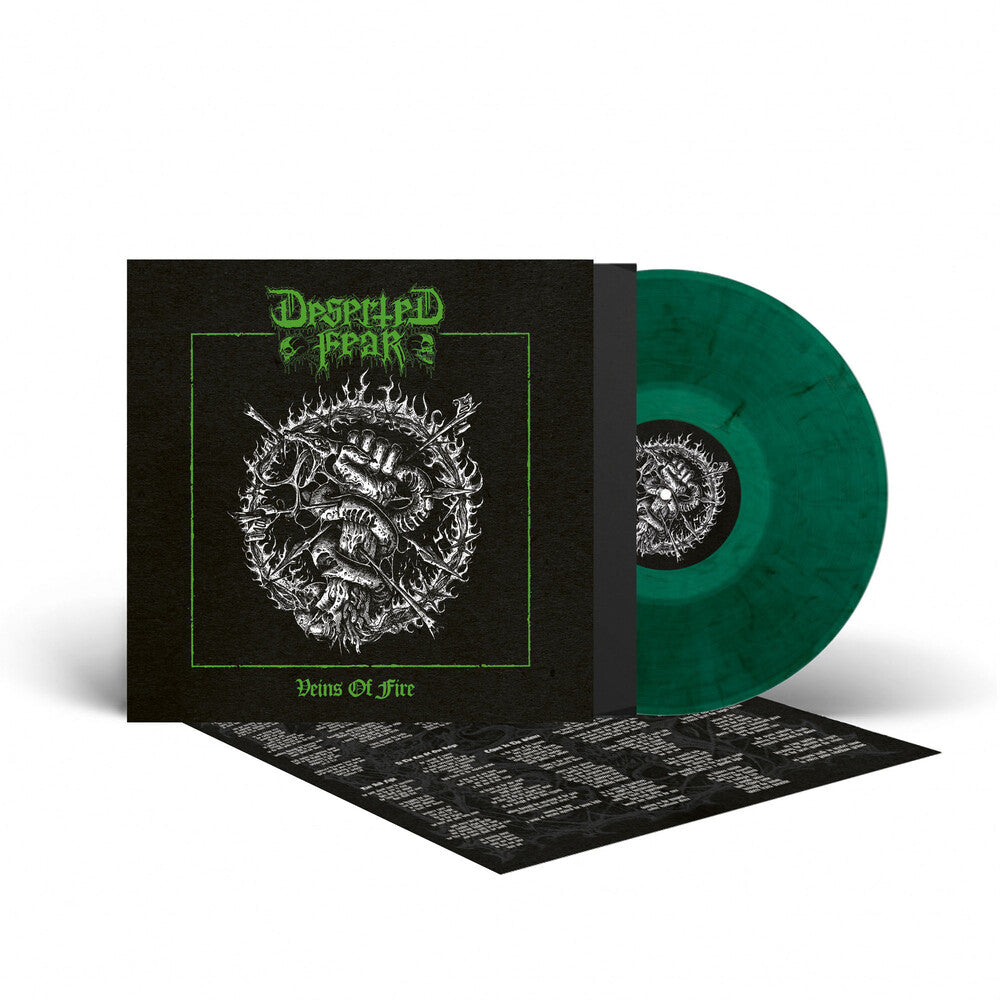 the album cover for Deserted Fear - Veins Of Fire [Colored Vinyl] [Limited Edition] [180 Gram]
