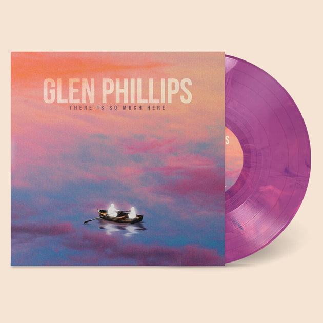 the album cover for Glen Phillips - There Is So Much Here - Purple/Pink Swirl [Colored Vinyl]