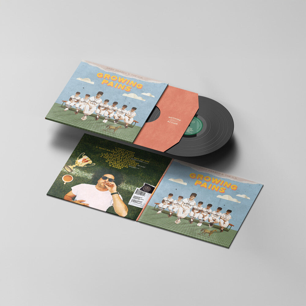 the album cover for Andy Frasco  & The U.N. - Growing Pains (Gate)