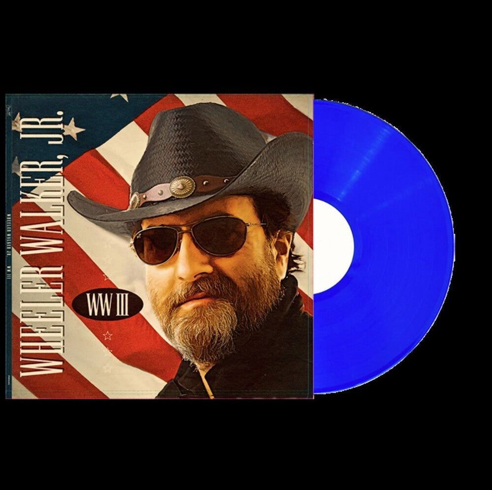 the album cover for Wheeler Walker Jr. - Wwiii - True Blue (Blue) [Colored Vinyl]