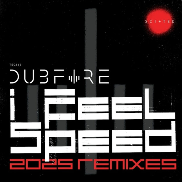 the album cover for Dubfire - I Feel Speed (2025 Remixes)