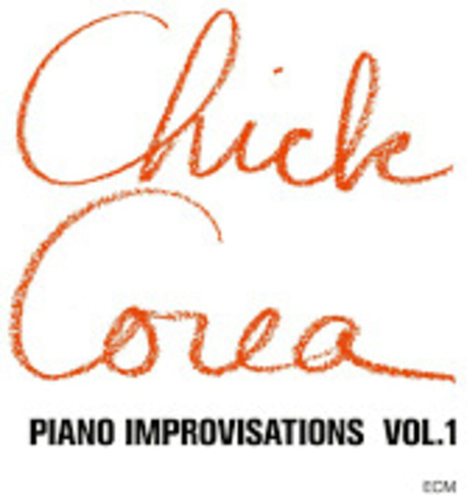the album cover for Corea, Chick - Piano Improvisations Vol. 1 (ECM Luminessence Series)