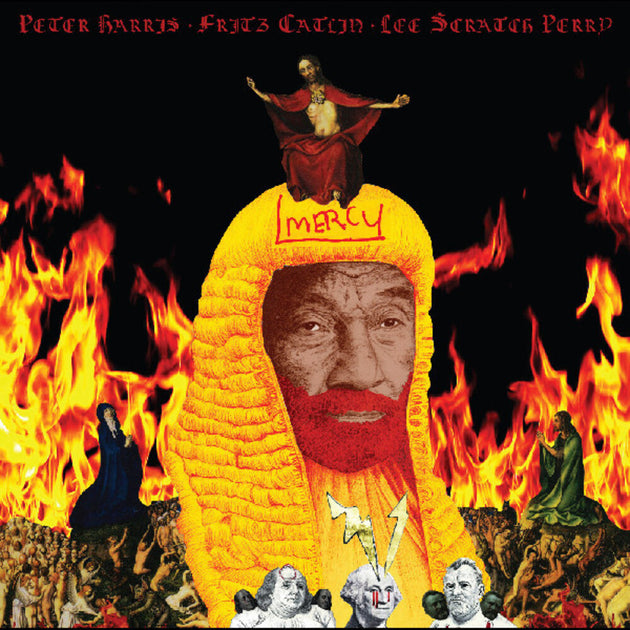 the album cover for Harris, Peter / Catlin, Fritz / Perry, Lee Scratch - Mercy