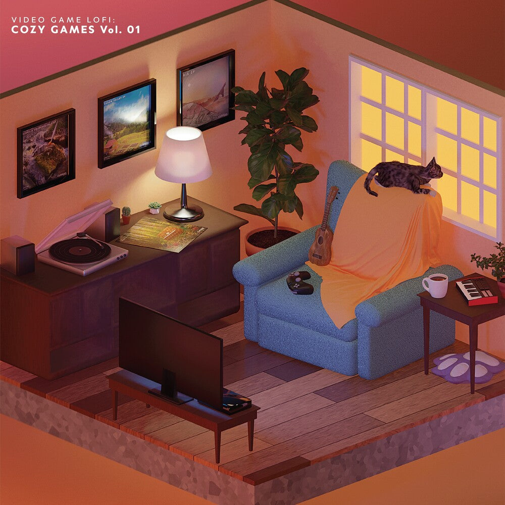 the album cover for Emunator - Video Game Lofi: Cozy Games Vol. 01 (Original Soundtrack)