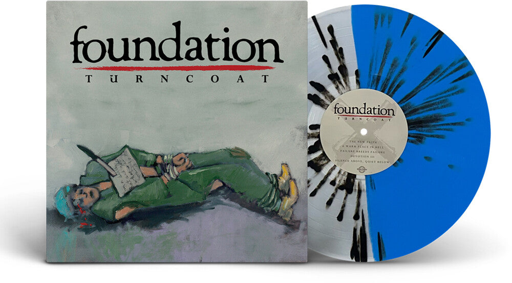 the album cover for Foundation - Turncoat (Blk) [Clear Vinyl] (Cyn) (Spla)