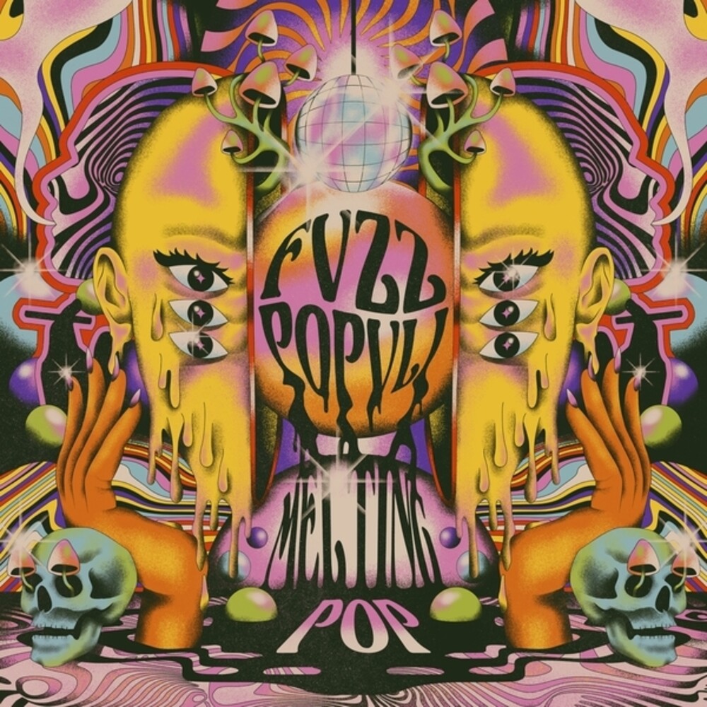 the album cover for Fvzz Popvli - Melting Pop [Colored Vinyl] (Purp) (Red) (Ult) (Ylw)