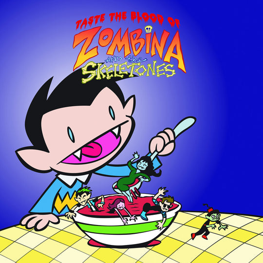the album cover for Zombina & The Skeletones - Taste The Blood Of Zombina & The Skeletones [Limited Edition]