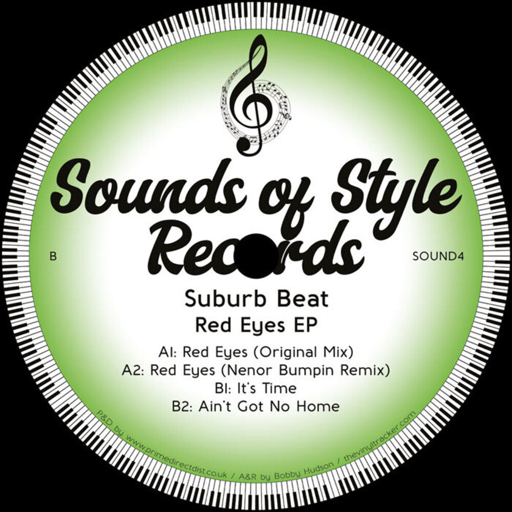 the album cover for Suburb Beat - Red Eyes (Ep)