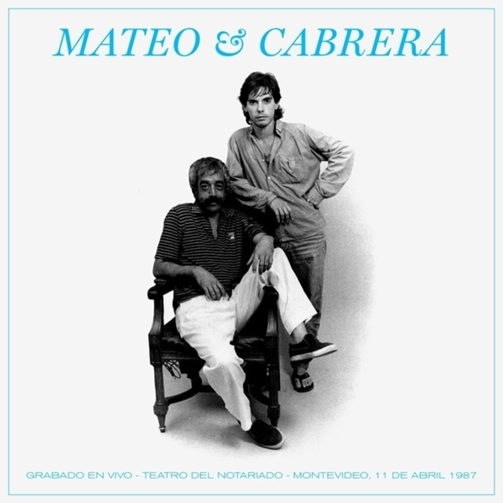 the album cover for Eduardo Mateo  / Cabrera,Fernando - Mateo Y Cabrera Grabado En Vivo - Teatro Del