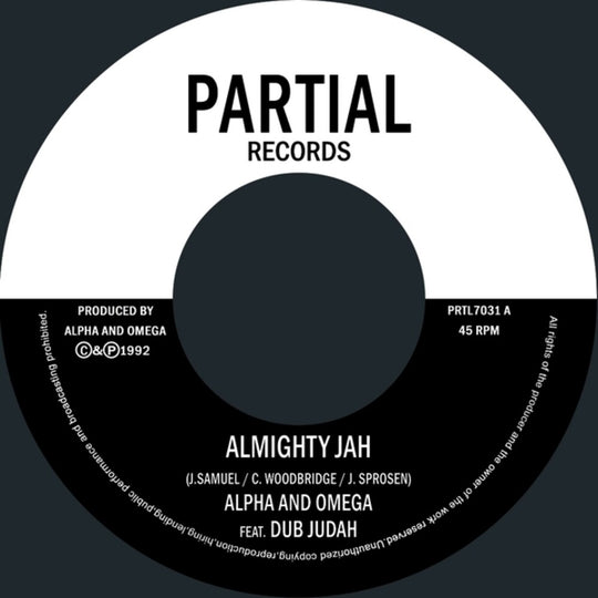 the album cover for Alpha & Omega Meets Dub Judah - Almighty Jah (Ep)