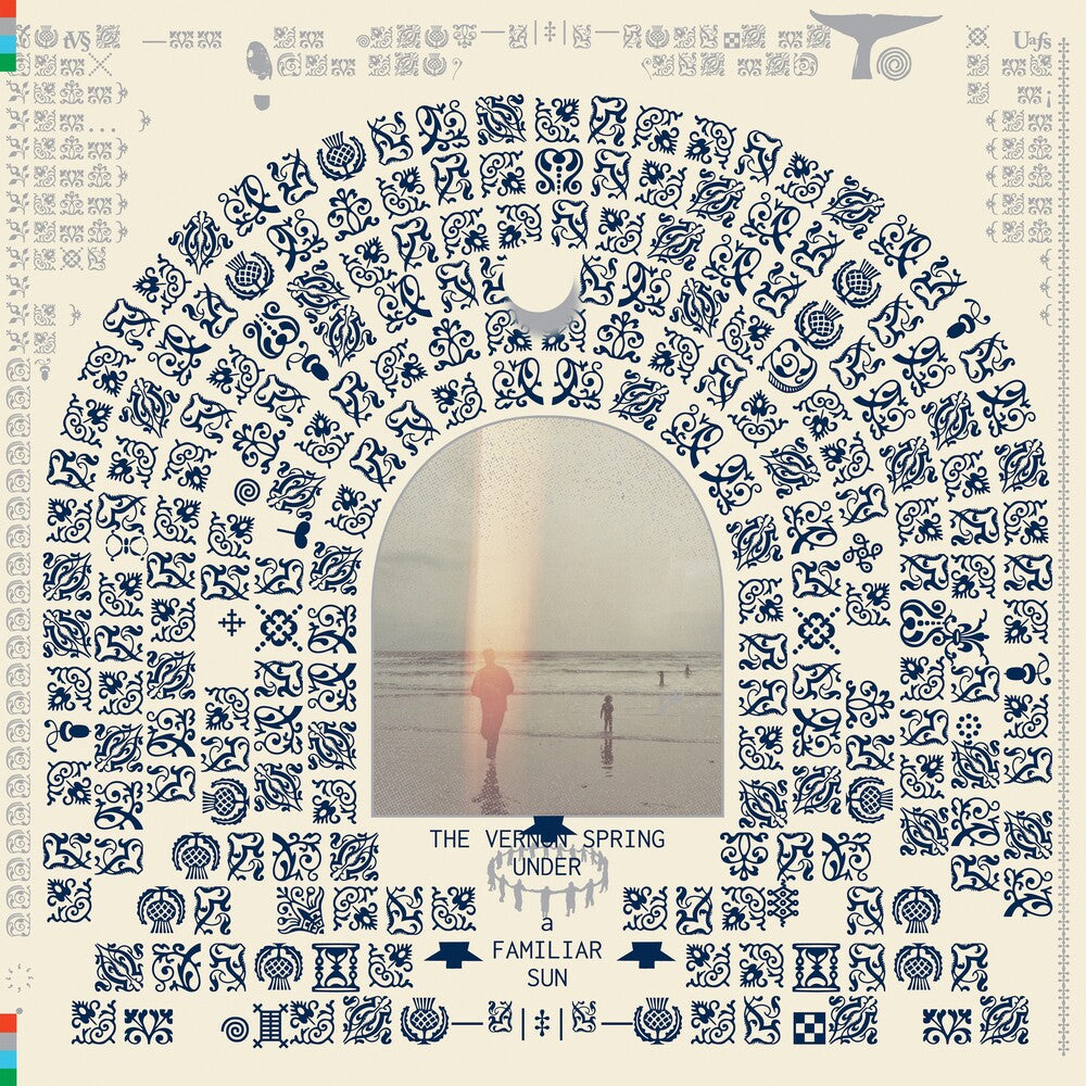 the album cover for Vernon Spring - Under A Familiar Sun