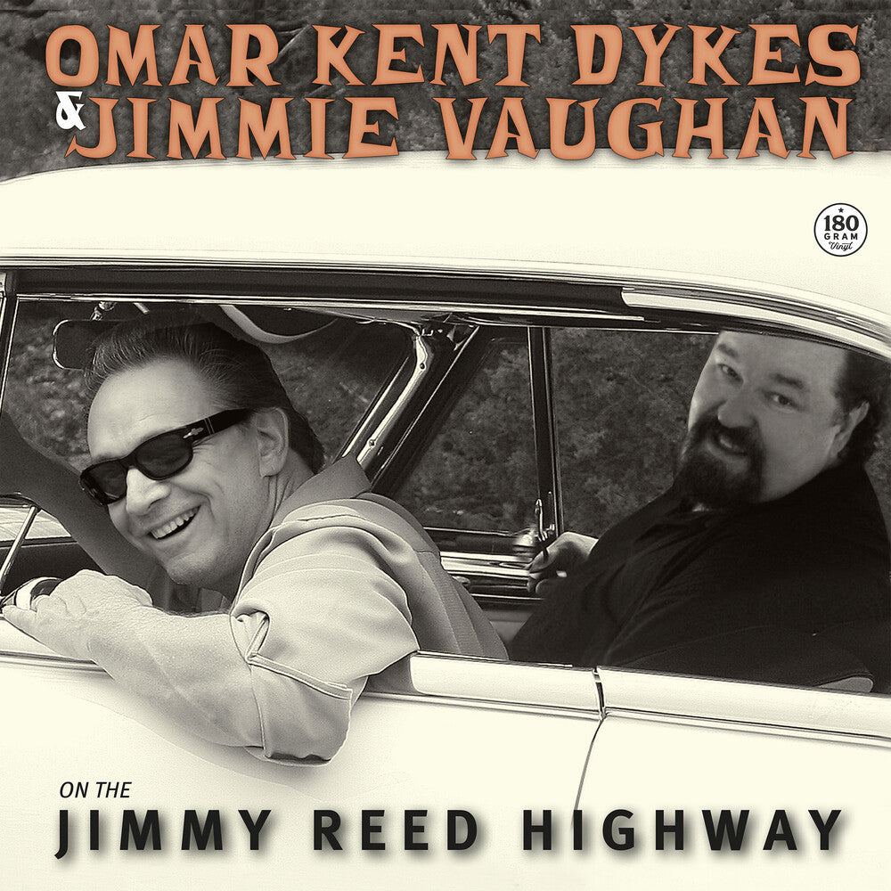 the album cover for Dykes, Omar Kent / Vaughan, Jimmy - On the Jimmy Reed Highway